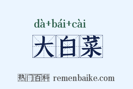 大白菜是什么意思的图片